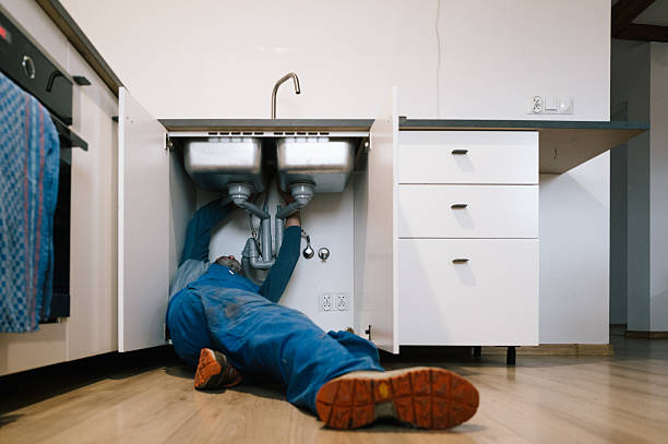 Professional Drain Cleaning technician working in Childs, MD